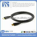 1.5 FEET 0.5M HDMI 1.4v CABLE GOLD FOR LED LCD TV 1080P 3D ETHERNET HDTV 1.5FT Slim HDMI CABLE